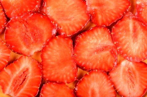 Strawberry background Stock Photos