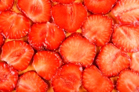 Strawberry background Stock Photos