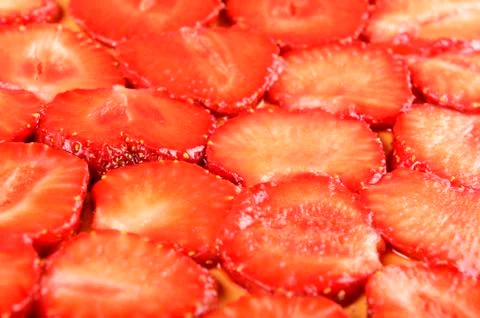 Strawberry background Stock Photos