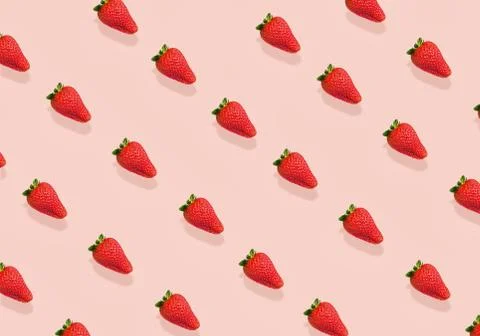 Strawberry background Stock Photos
