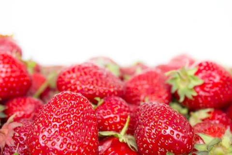 Strawberry background Stock Photos