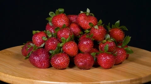 Strawberry Basket Stock Footage 331153912