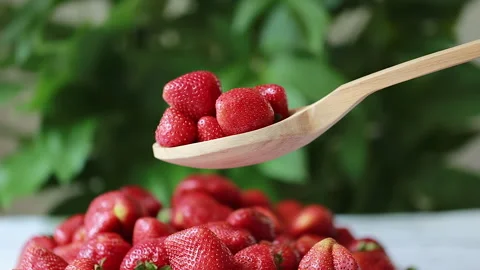 Strawberry berries Stock Footage 156281304