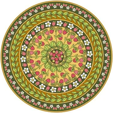 Strawberry berries vector hand drawn illustration 스톡 일러스트