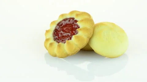 Strawberry biscuit Stock Footage 19106094