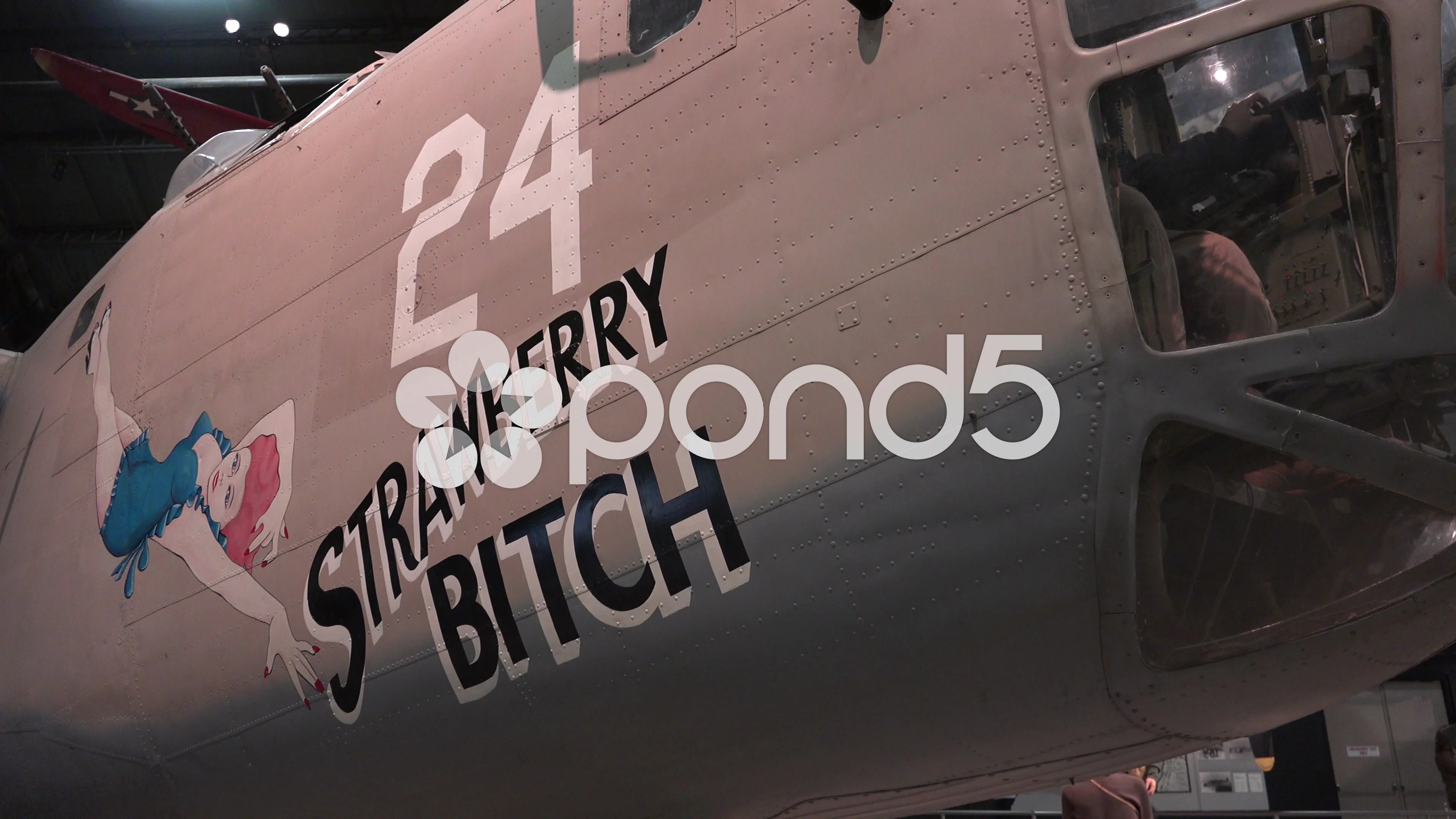 Strawberry Bitch B-24 Liberator in WPAFB Museum 4k