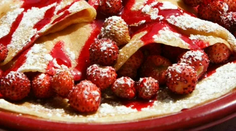 Strawberry cake Stock Footage 264749