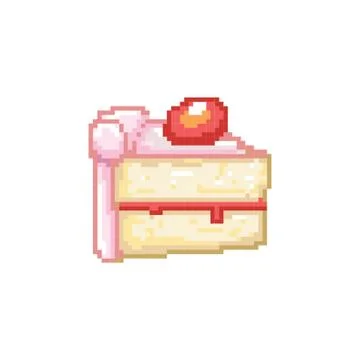 Strawberry cake Illustrazione stock