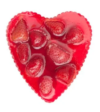 Strawberry cake Stock Photos