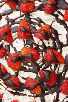 Strawberry cake Foto stock