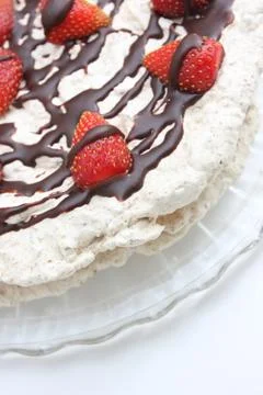Strawberry cake Stock Photos