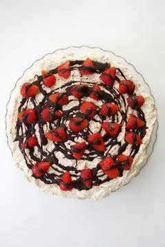 Strawberry cake Stock Photos