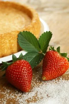 Strawberry cake Stock Photos