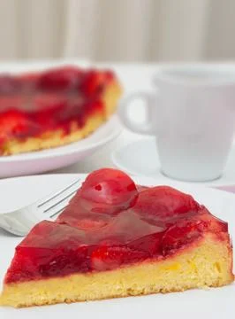 Strawberry cake Stock Photos
