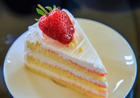 Strawberry cake Stock Photos