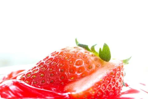 Strawberry cake Stock Photos