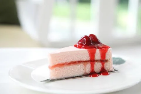 Strawberry cake Stock Photos