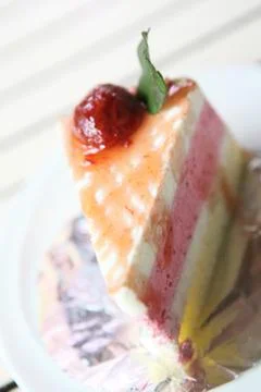 Strawberry cake Stock Photos