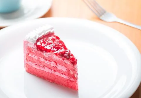Strawberry cake Stock Photos