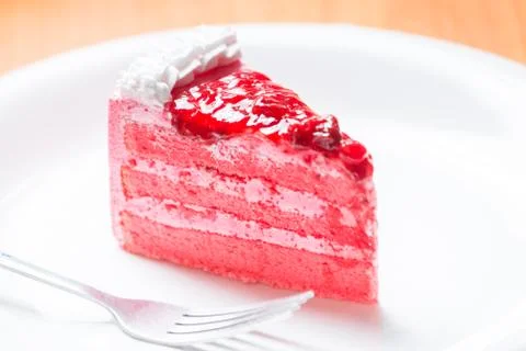 Strawberry cake Stock Photos