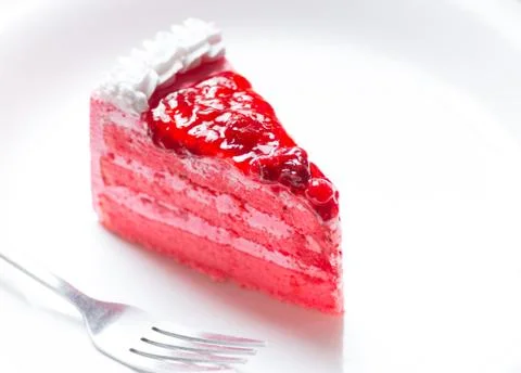 Strawberry cake Stock Photos