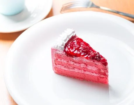 Strawberry cake Stock Photos
