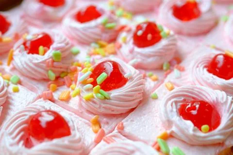 Strawberry cake Stock Photos