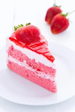 Strawberry Cake Stock Photos
