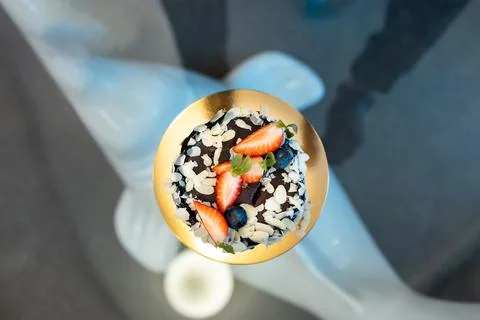 Strawberry cake Stock Photos