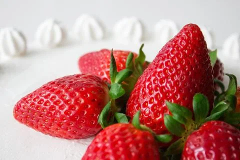 Strawberry Cake Stock Photos
