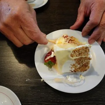 Strawberry cake Stock Photos