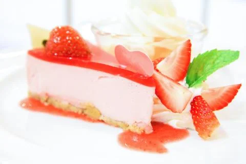 Strawberry cheesecake Foto stock