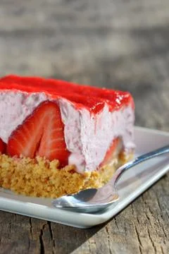 Strawberry cheesecake Foto stock