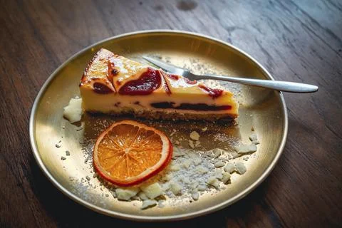 Strawberry Cheesecake Stock Photos