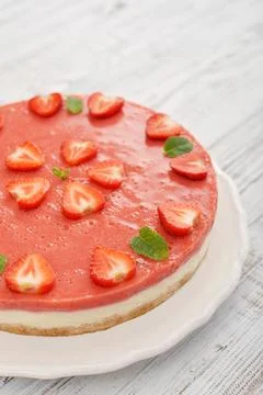 Strawberry cheesecake Foto stock