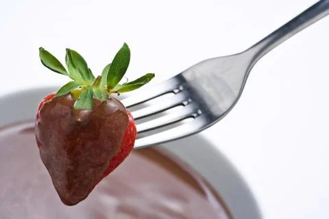 Strawberry in Chocolate Stock-Fotos