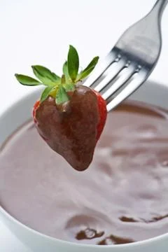 Strawberry in Chocolate Stock-Fotos