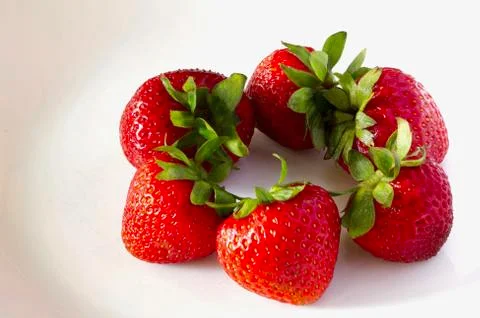 Strawberry Circle Stock Photos