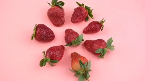 Strawberry close up Stock Footage 236192820