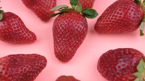 Strawberry close up Stock Footage 236192859