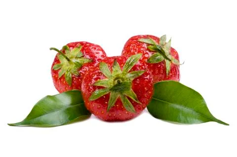 Strawberry close up Stock Photos