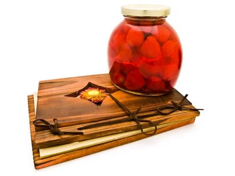 Strawberry Compote Stock Photos