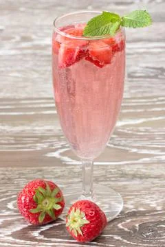Strawberry Cooler Foto stock