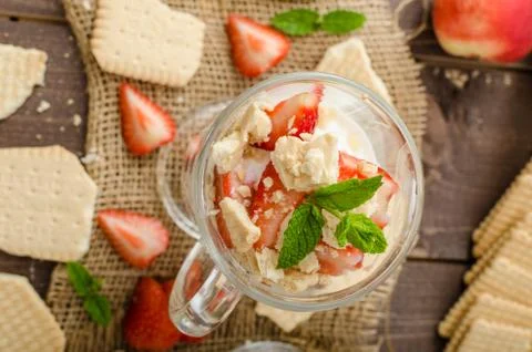 Strawberry Cup Foto stock