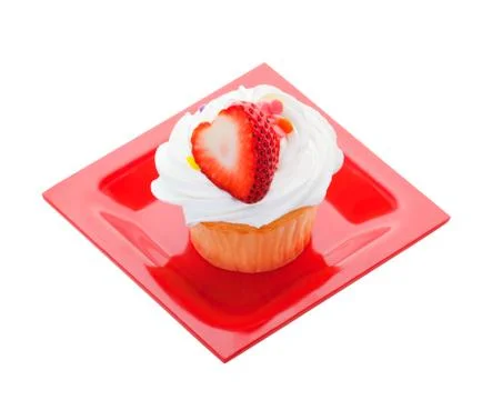 Strawberry cupcake Foto stock