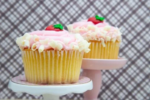 Strawberry cupcake Фото