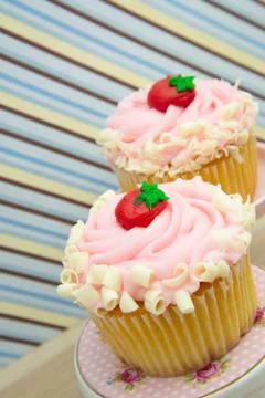 Strawberry cupcake Фото