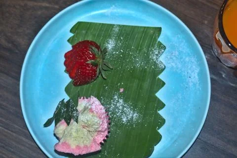 Strawberry cupcake Stock-Fotos
