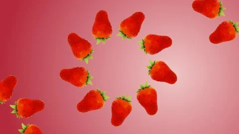 Strawberry dance Stock Footage 140950526