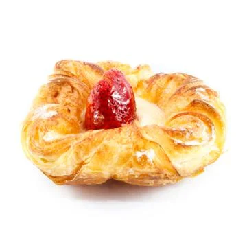 Strawberry danish Stock Photos